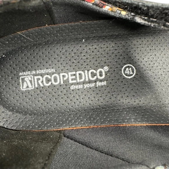 Arcopedico Women's Cosmo Mary Jane in Black Kokoa  Sz: EU41/US 9-9.5 - Picture 10 of 11